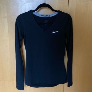 Nike Pro Long Sleeve Athletic Top